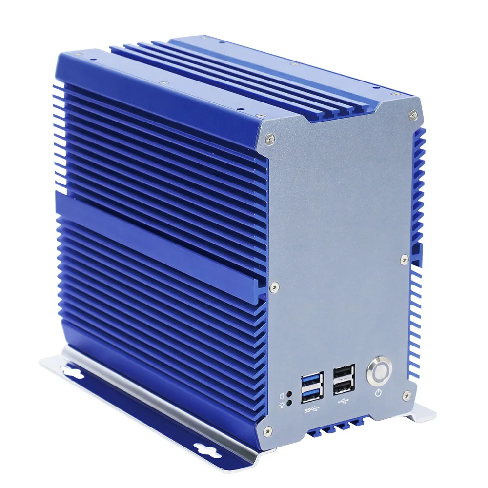 Minisys Small Linux Computer Kaby Lake 3865u Fanless Industrial Board Mini PC Dual Lan Embedded SIM Slot With Serial COM Port