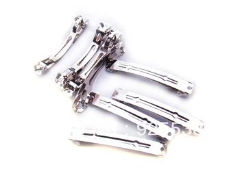 

50PCS per lot silver hair clip for hair ornaments free shipping