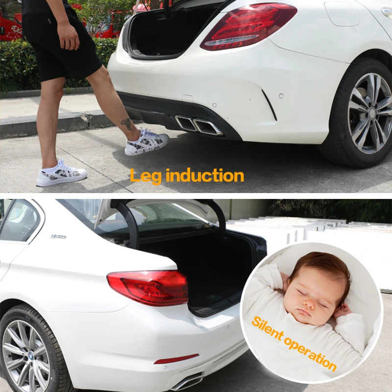 Electric tailgate refitted for BMW f10 f11 5 series tail box intelligent electric tail gate door power operated trunk decoration