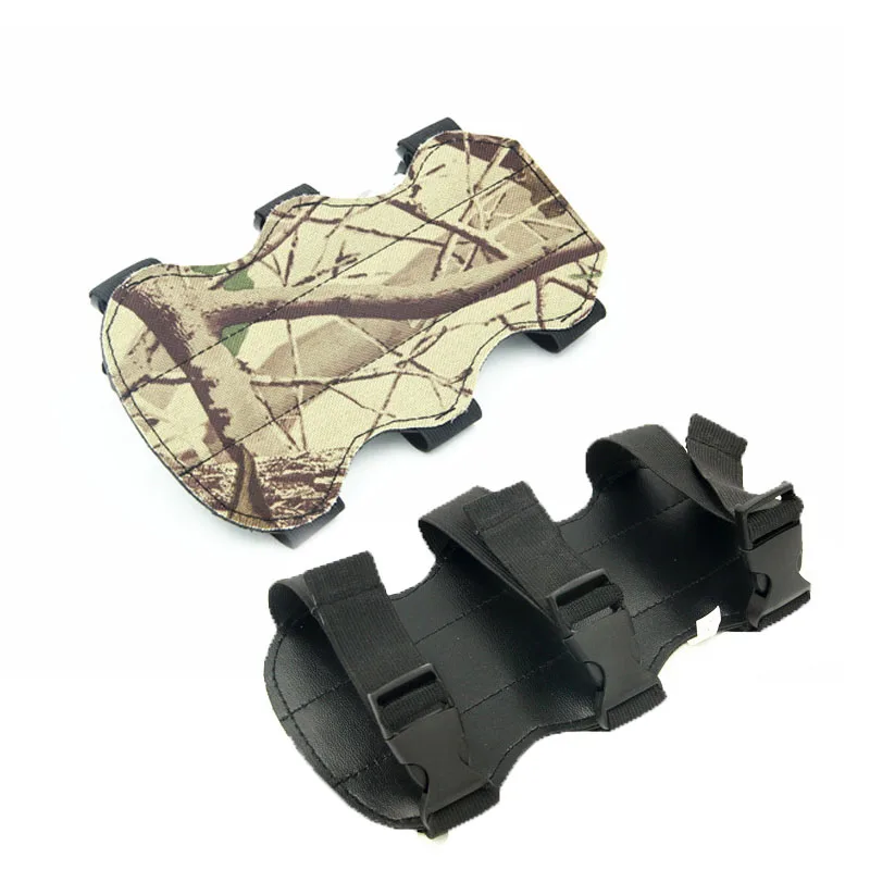 

Camouflage Pu Leather Archery Bow Arm Guard Protection for Hunting Shooting Forearm Camo Recurve Compound Bow Arm Protector