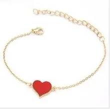 Ahmed Jewelry Sale Good Quality 3 Colors Heart Bracelet For Woman 2015 New bracelets bangles factory