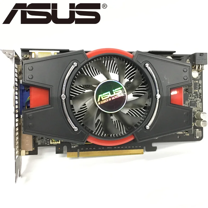 Видеокарта ASUS GTX 550 Ti 1 ГБ 192Bit GDDR5 видеокарты для nVIDIA Geforce GTX 550Ti б/у карты VGA эквивалент GTX650