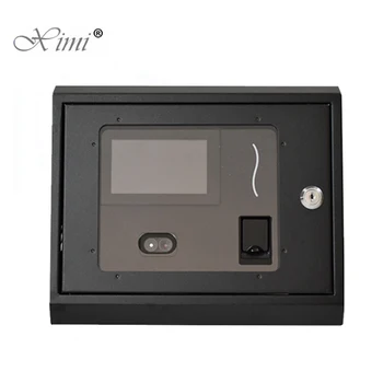 

New Model ZK G3plus Face Time Attendance Protect Box Metal Box With Key ZK Access Control Protect Box