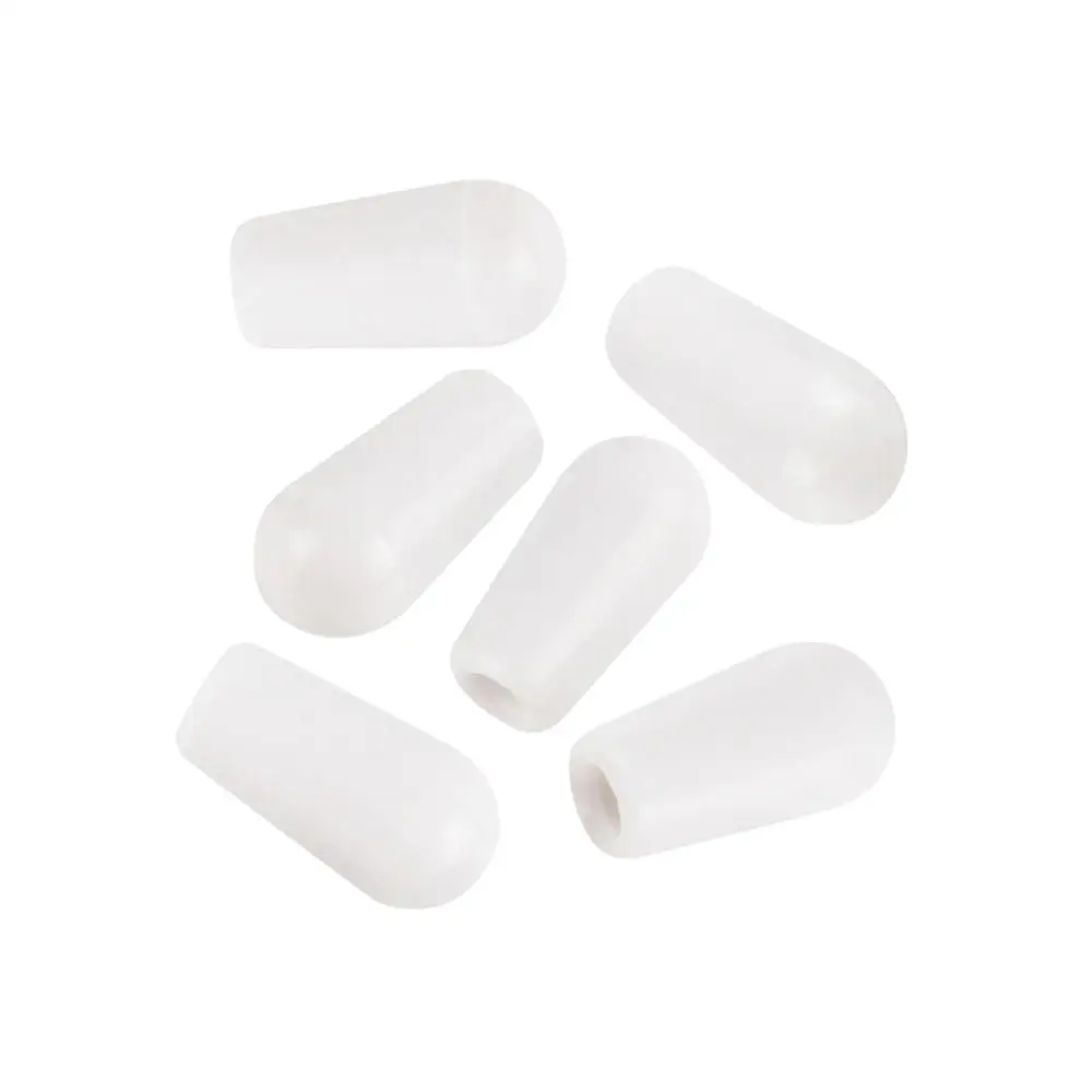 NEW 50pcs White Plastic 3 Way Toggle Switch Caps Tips Knobs Guitar Accessories | Спорт и развлечения