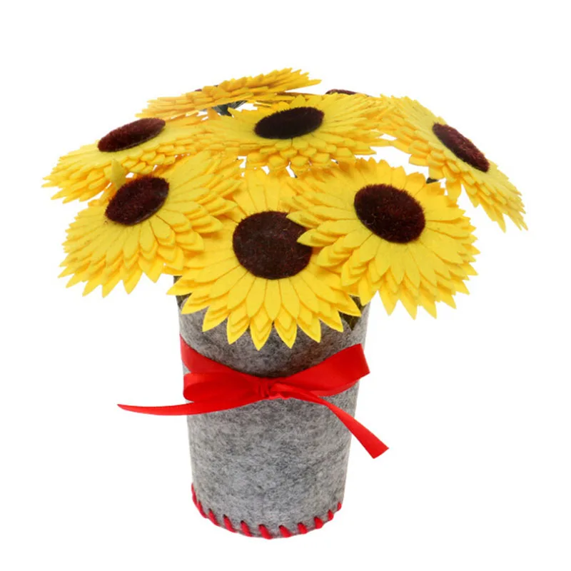 Детский Набор для творчества ручная работа цветок ремесла игрушка нетканый детский сад ручной материал посылка для дома креативный Декоративный букет цветов