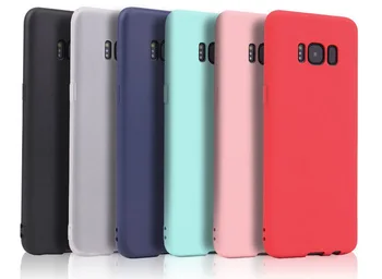 

200pcs Matte Case For Samsung Galaxy A3 A5 J7 J5 J3 2016 2017 J2 J5 J7 prime S7 S8 S9 S10 J4 J6 A6 A8 plus Note 8 9 silicone