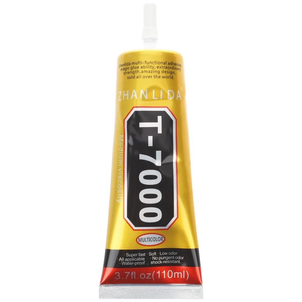 

Red Color 110 ml ZHANLIDA T7000 Liquid Glue For Plastic Phone Screen Glue Alice Screen Office Supplies Adhesive Glue