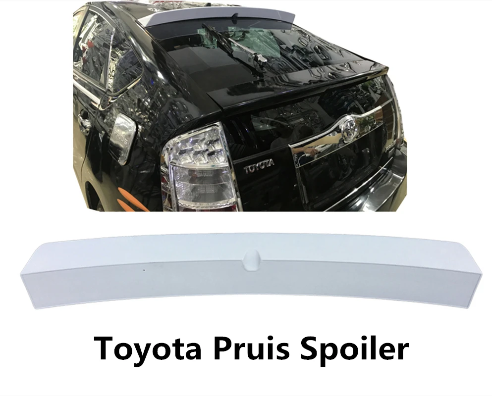 

For Toyota Prius Spoiler ABS Material Car Rear Wing primer Color Rear Spoiler For Toyota Prius modification Spoiler 2003-2010
