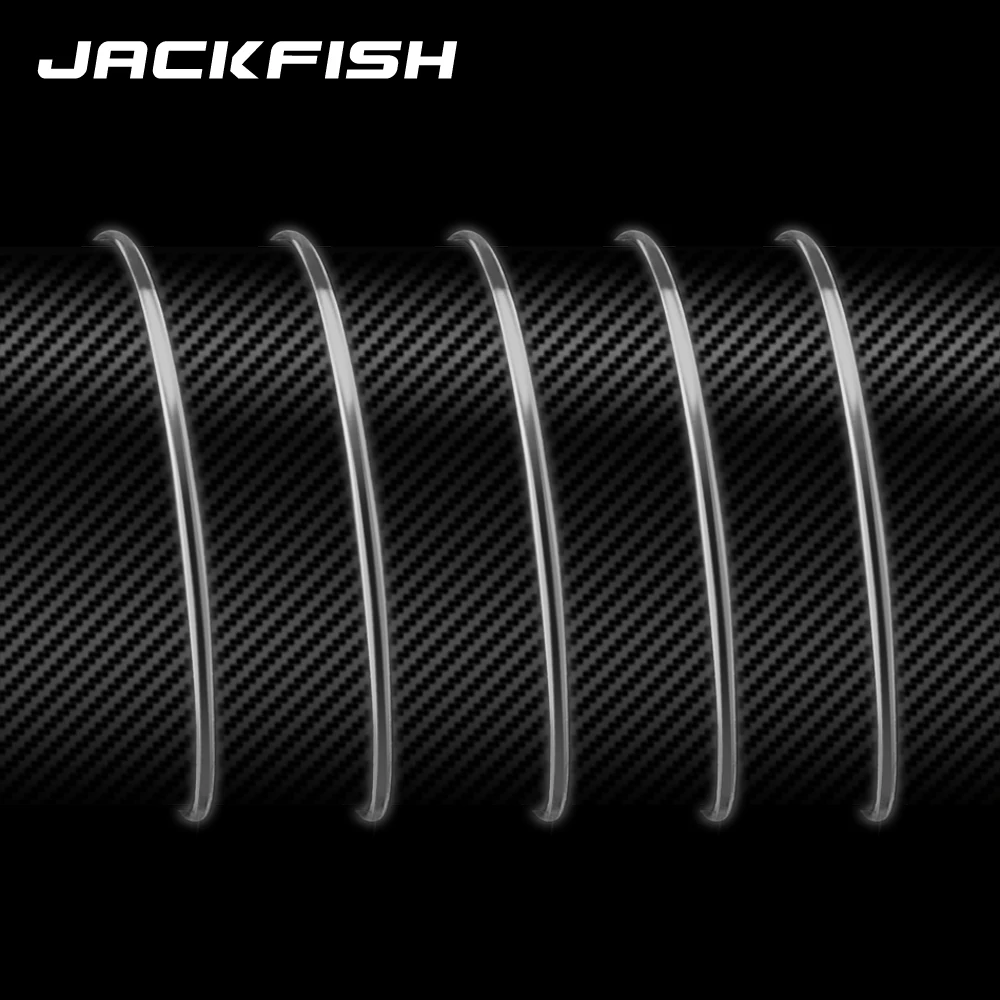 JACKFISH الساخن بيع 500 متر فلوريد خيط صنارة الصيد 5-32LB اختبار الكربون الألياف زعيم خط 0.165-0.46 ملليمتر صنارة صيد السمك بذبابة الصيد الصناعية pesca