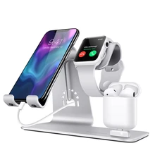 BESTAND 3 in 1 stand for Apple iPhone and watch and AIRPODS charging bracket aluminum alloy stand