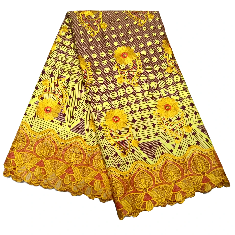 

Mitex Holland Lace Wax Print African Fabrics Kitenge/Pagnes/Tissues Africain/Chitenge/ Fabric For Dressmakings/Sewing LBLLW-72
