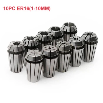 

10pcs/set Precision Spring Collet Set CNC Milling Lathe Tool ER16 Collet Chuck