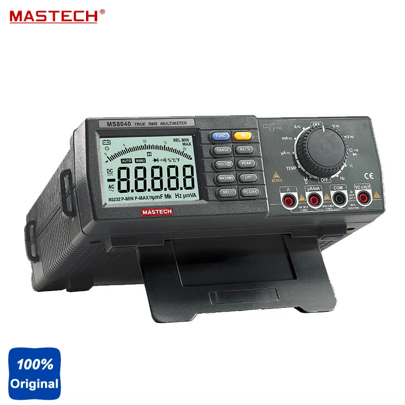 100% НОВЫЙ MASTECH MS8040 Скамья Цифровой мультиметр True RMS RS232C|multimeter true rms|digital multimeter rmstrue rms