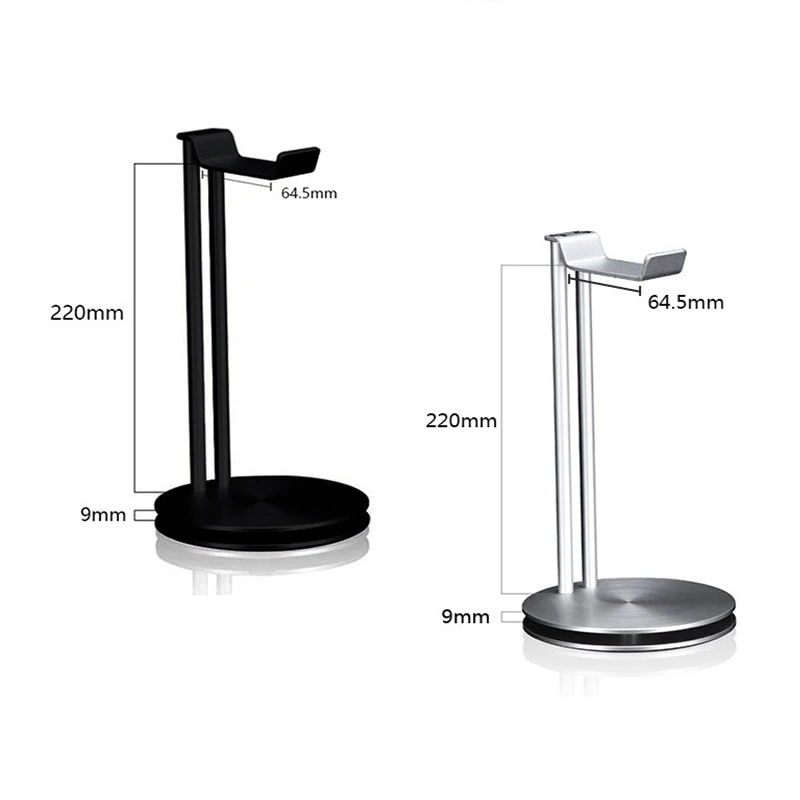 Universal Aluminium Alloy Metal Bracket Headphone Holder Headset Display Hanger CNC High end Anti slip Headphone Stand