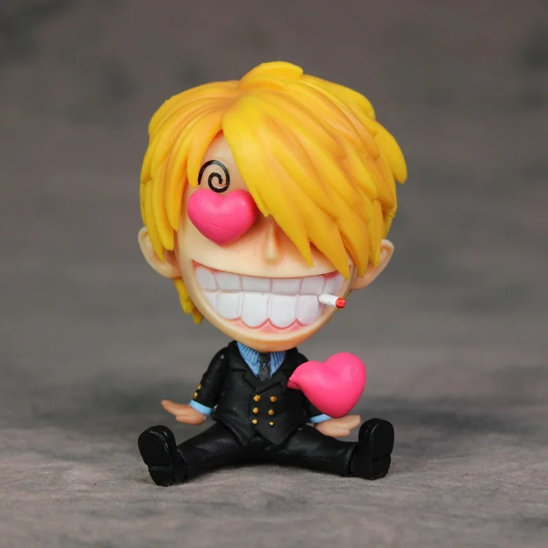 10cm One Piece Vinsmoke Sanji Action figure toys collection doll Christmas gift with box