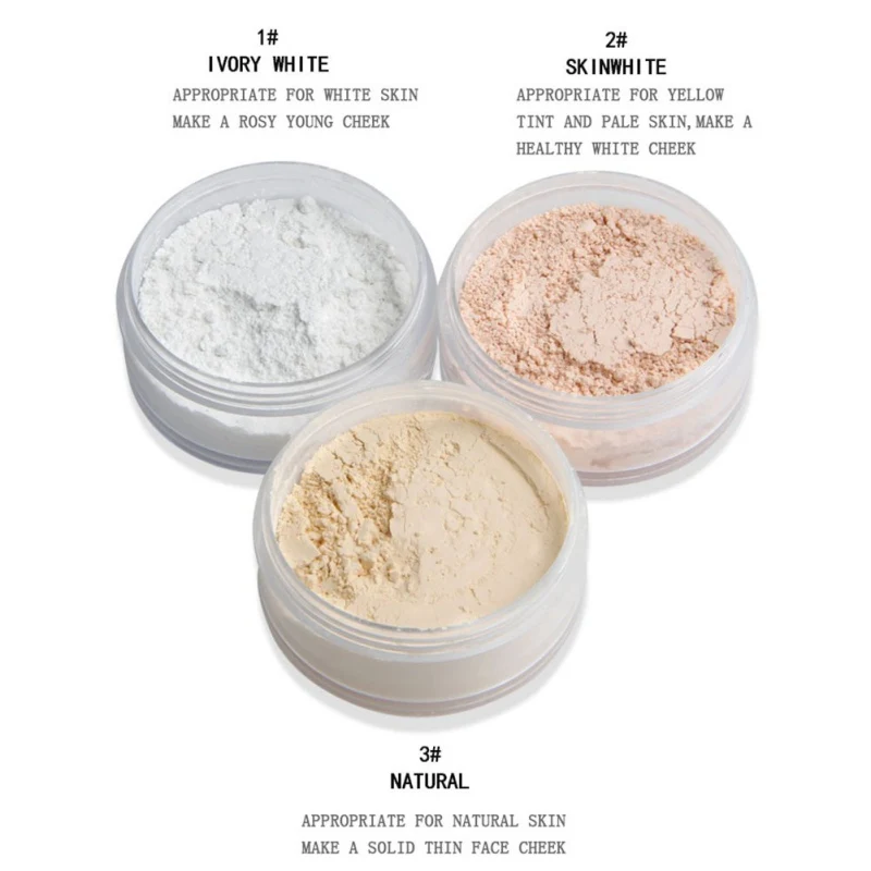 1pc Smooth Loose Powder Makeup Transparent Finishing Powder Waterproof Cosmetic For Face Finish Setting With Puff 1pc Smooth Loose Powder Makeup Transparent Finishing Powder Waterproof Cosmetic For Face Finish Setting With Puff