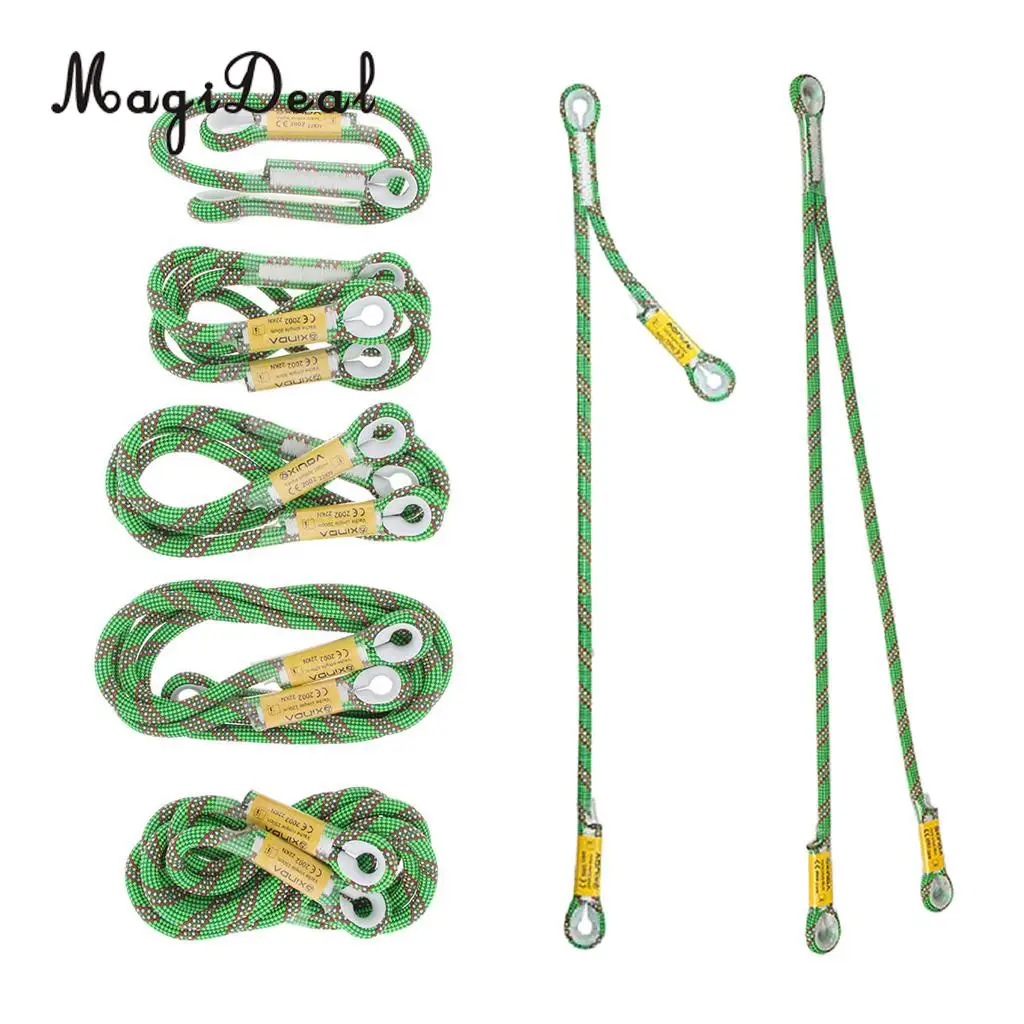 Prusik Cord Eye-to-eye Loop Friction Lanyard for Arborist Climbing Rigging Aerial Working Survival CE Certified