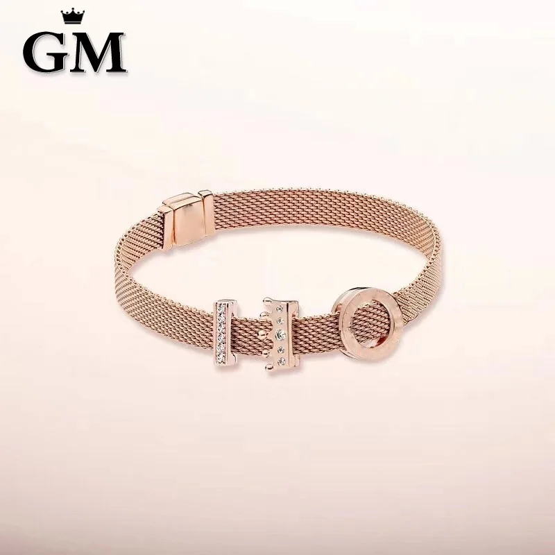

GM100%925 Sterling Silver Original Copy Of High Quality 1:1 Bracelet Logo Free Package Manufacturers Wholesale