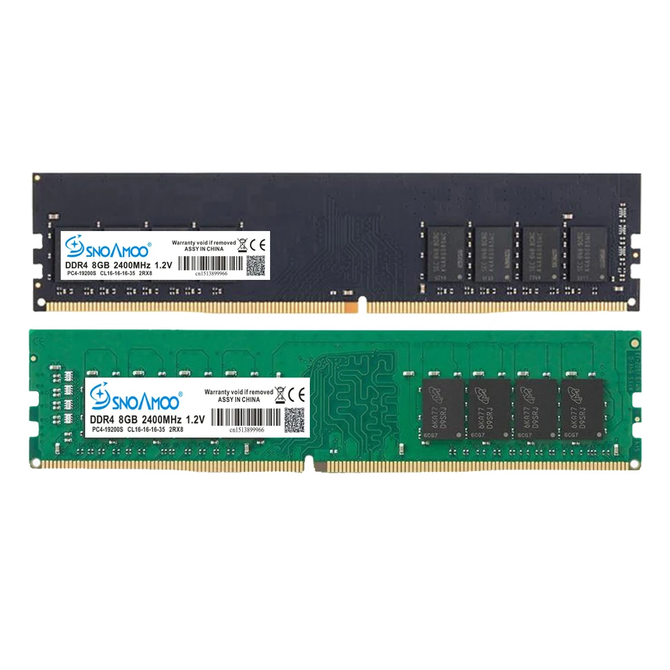  SNOAMOO DDR4 RAM Desktop PC Memory 4GB 8GB 2133 2400MHz CL15 PC4-17000S 288 Pin DIMM For Intel Stic