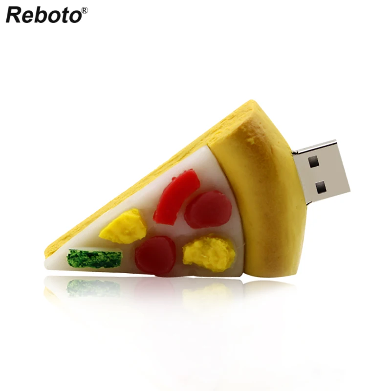 Reboto Pendrive cartoon Korean sushi pendriver 8gb 16gb 32gb 64G usb flash drive hamburger/dishes gift external storage