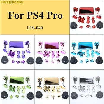 

ChengHaoRan 8 colors 1set Chrome Dpad R1 R2 L1 L2 Buttons For Sony Dualshock 4 Pro Slim Wireless Controller JDS-040 New Version