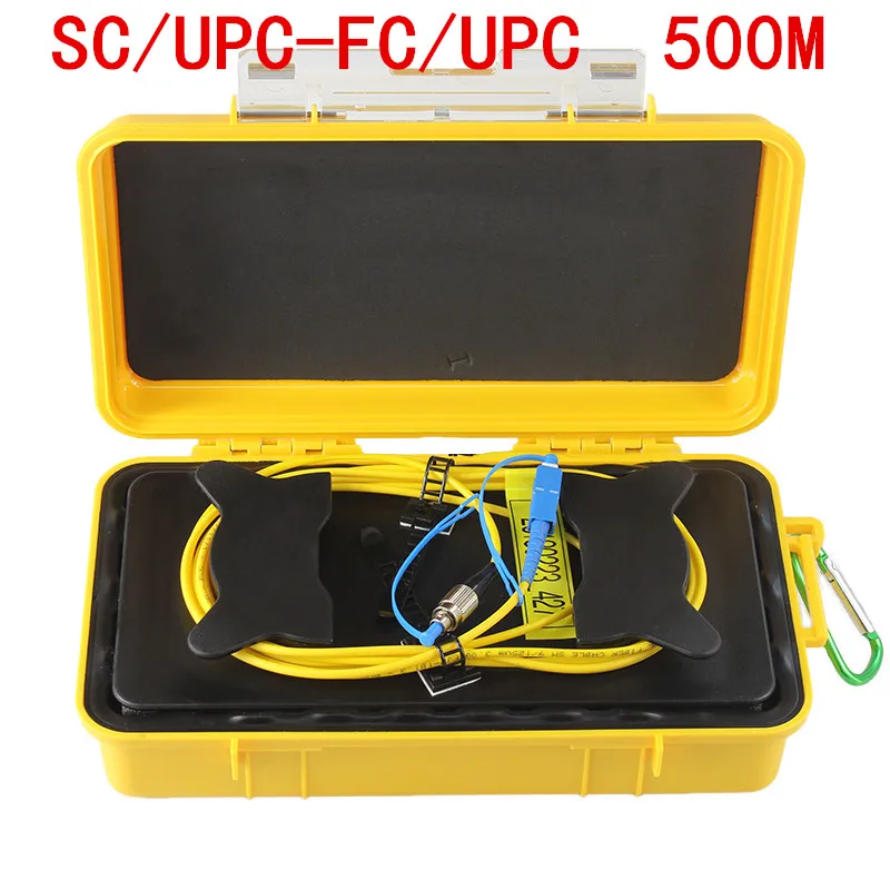 

SC/UPC-FC/UPC OTDR dead zone eliminator, Fiber Rings, Fiber Optic OTDR Cable start 500M SM 1310 / 1550nm