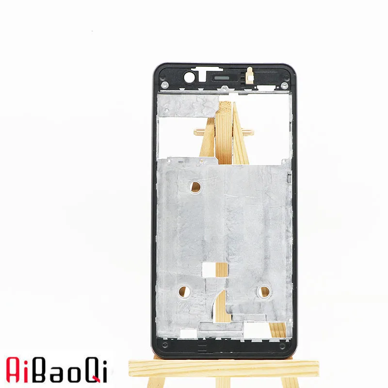 

AiBaoQi New Original 5.0 inch LCD Front Frame Assembly Replacement for Elephone P8 Mini Phone + 3M adhesive