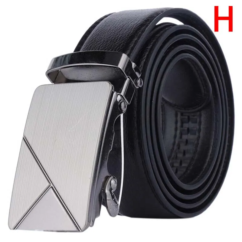 Fashion Brand Belt  Male Designer Automatic Buckle Cowhide Leather Men Belt  Luxury Belts For Men