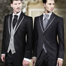 Новое поступление, мужские смокинги, классические смокинги для мужчин, куртка+ брюки+ галстук+ жилет, комплект жениха, смокинги друзей жениха, свадебный костюм