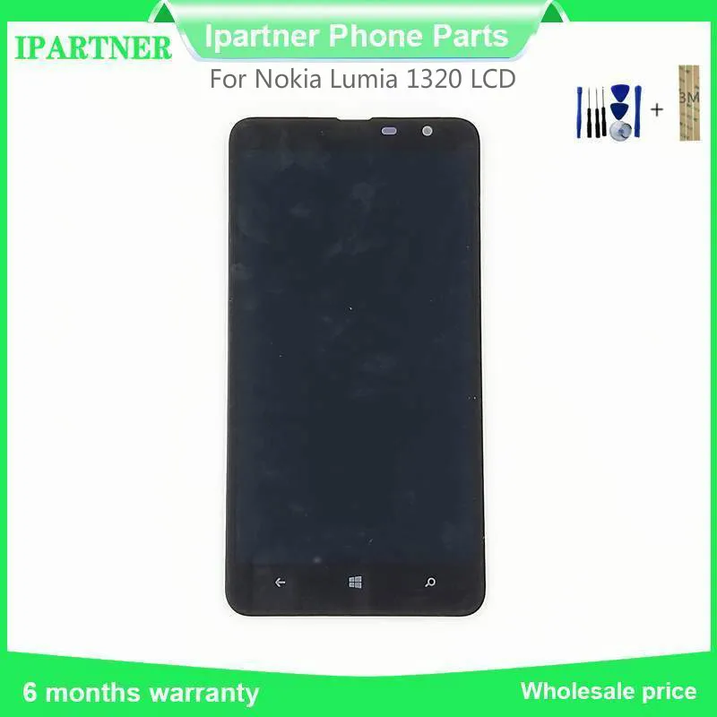Для Nokia Lumia 1320 ЖК дисплей с сенсорным экраном дигитайзер Датчик Стекло сборка