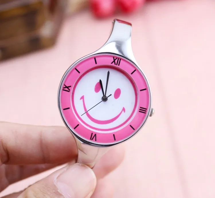 Модный бренд платье дамы браслет часы для женщин алмаз нержавеющей стали Кварцевые часы Relogio Feminino - Цвет: pink