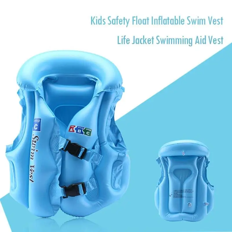Летние Детские Надувные плавательный спасательный жилет Дети безопасности надувной спасательный жилет надувные изделия для плавания