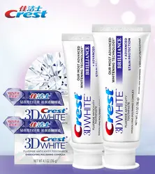 Crest 3D белый блеск Advanced отбеливание зубная паста отбеливание зубов антикавия пресс для зубной пасты Зубная паста 116 г