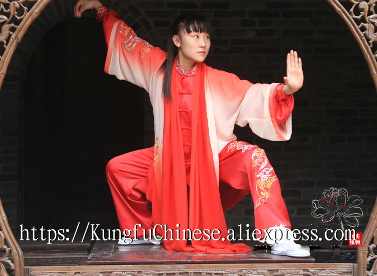 

Chinese Tai chi clothes Martial arts suit taiji outfit clothes kungfu garment for women men children boy girl kids adults