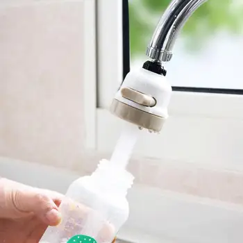 

360' Rotating Faucet Extender Adjustable Kitchen Bath Tap Aerator Oxygen Faucet Filter Adapter Faucet Splash Filter