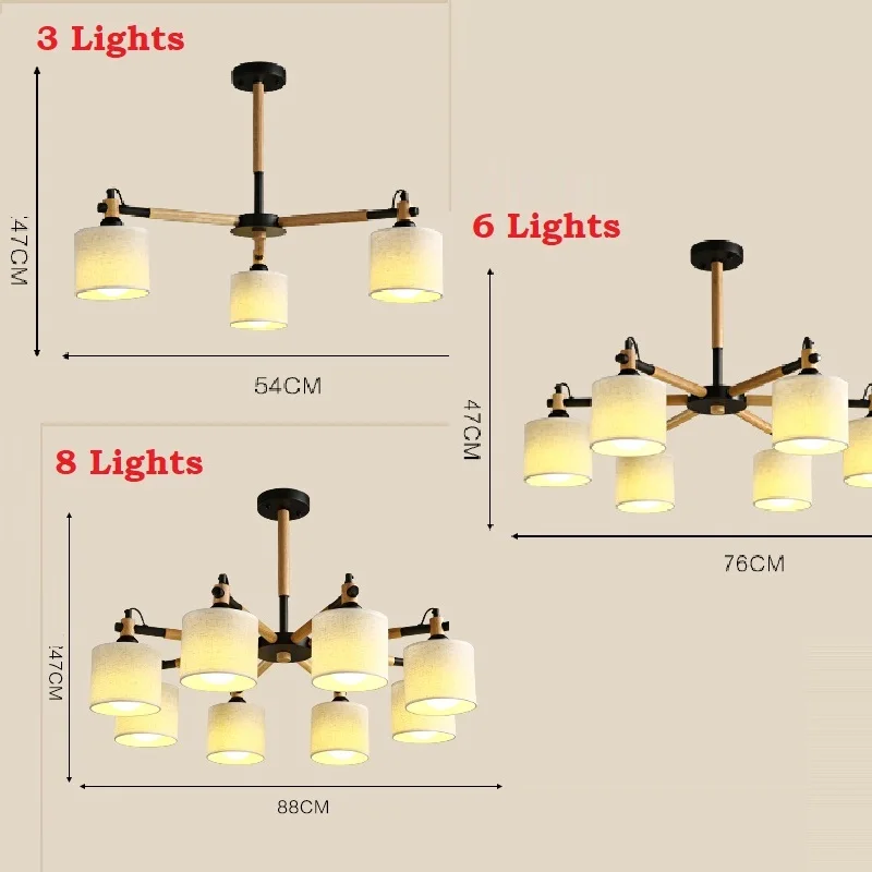 Современный светодиодный светильник-люстра s лампа для гостиной люстра светильник ing подвесной потолочный светильник современный деревянный светильник