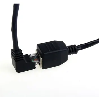 

Cablecc CY 50cm Down Angled 90 Degree 8P8C FTP STP UTP Cat 5e Male to Female Lan Ethernet Network Extension Cable