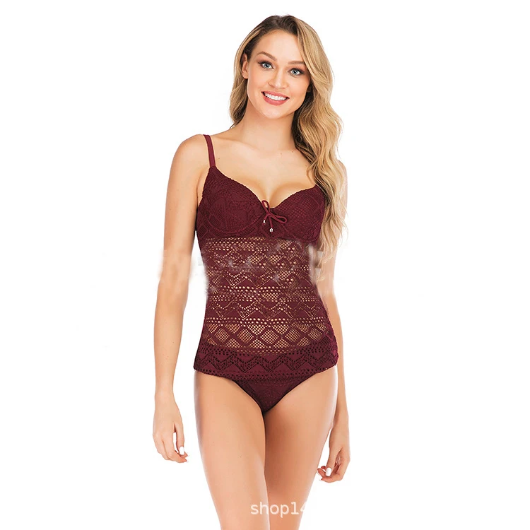 

Juventus 2019 Dark Red Maillot De Bain Femme Sexy Swimwear Women One Piece Lace Swimwear Women