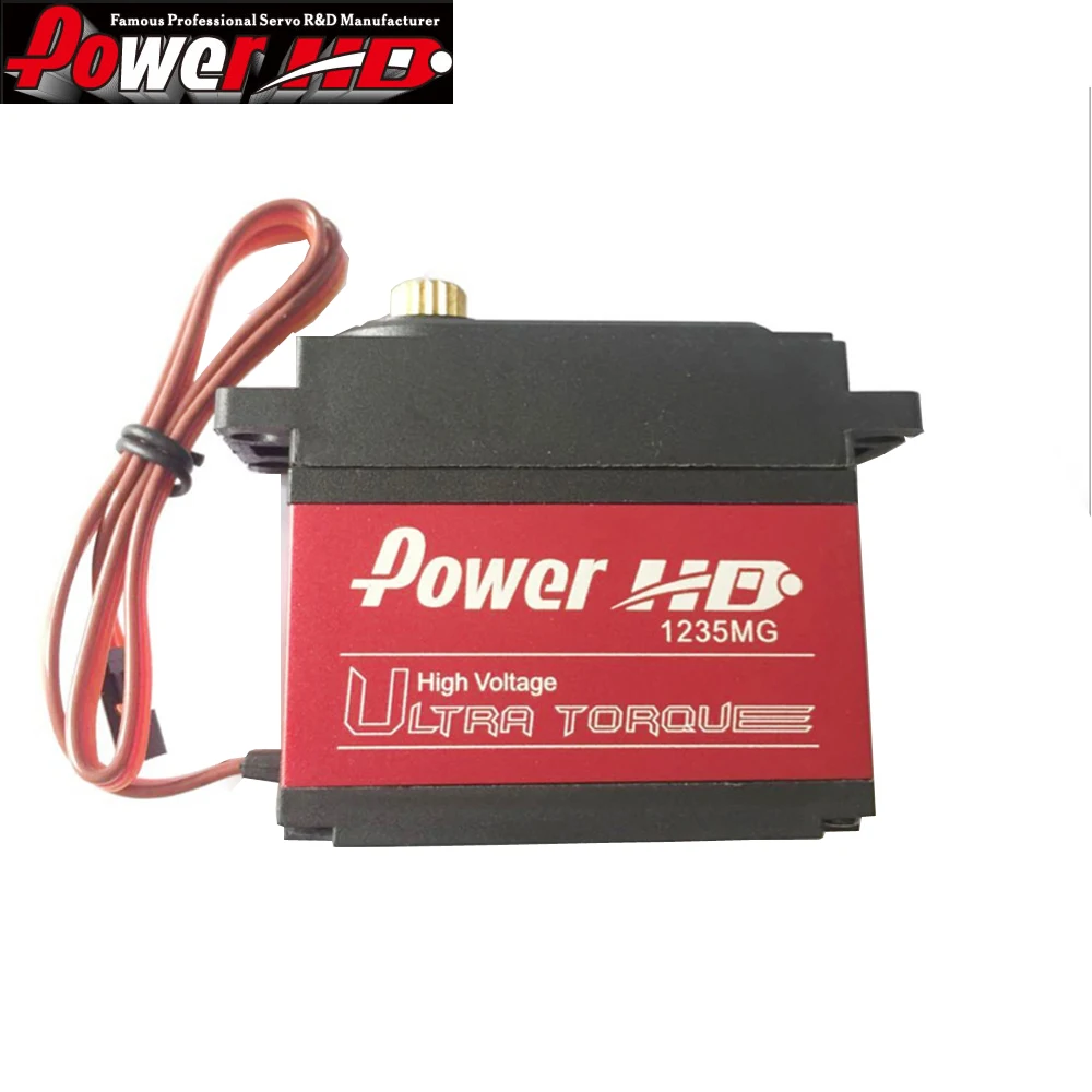 

100% orginal Power HD Digital Servo HD-1235MG high Voltage 40Kg for 1/5 Car can work for FUTABA JR+Free shipping