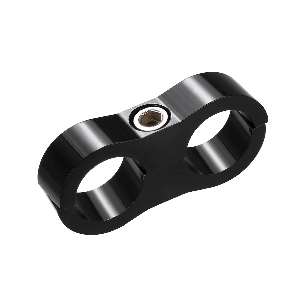 AN 6 AN6 9/16" Billet Fuel Hose Separator Splitter Tubing Lock Buckle