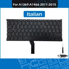 Laptop A1466 IT Italian Keyboard for Macbook Air 13″ A1369 A1466 Italy Replacement keyboard + Backlight Screws 2011-2015