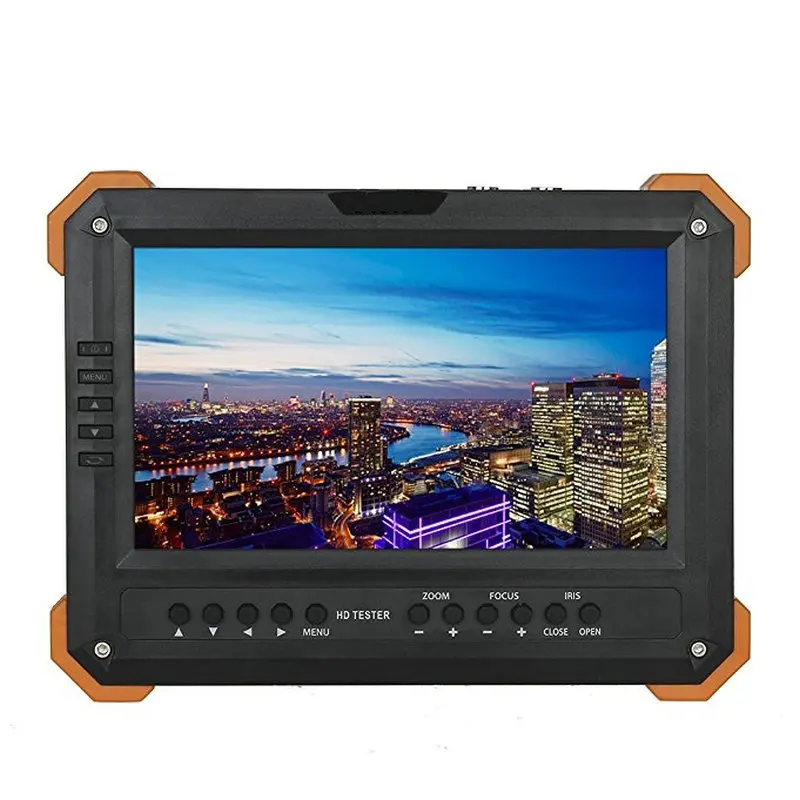 7 дюймов TVI AHD камера тестер CCTV монитор аналоговый HD TVI3.0 AHD2.0 1080P тестирование VGA HDMI