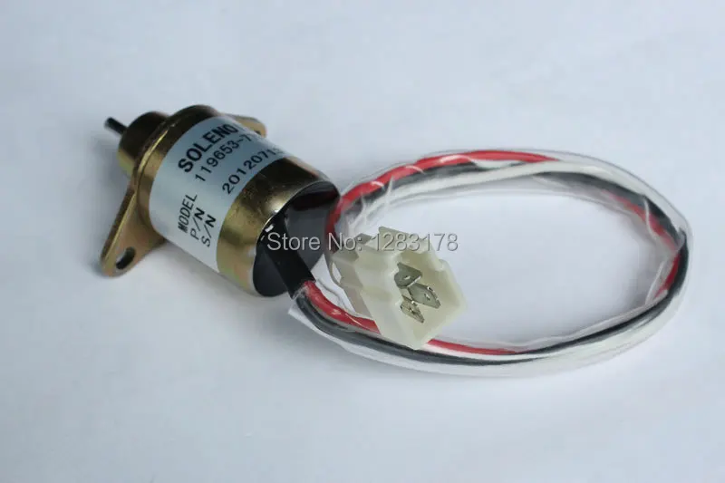 

Wholesale Yanmar Stop Solenoid 119653-77950 119285-77950 1503ES-12S5SUC5S 12V
