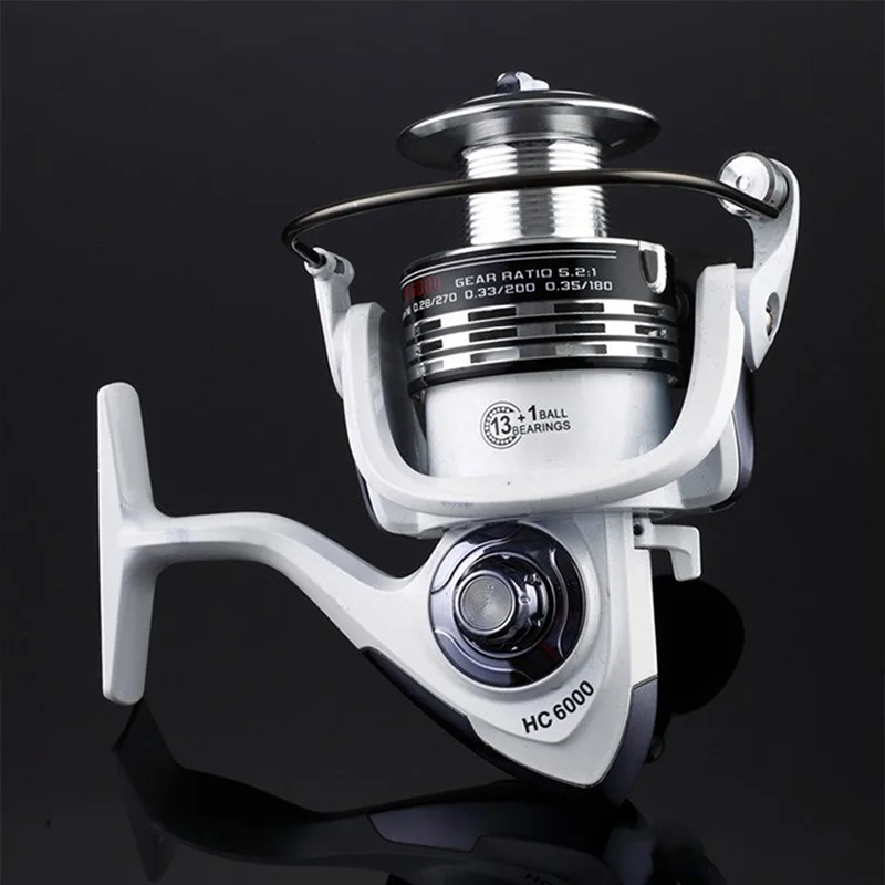 Fishing Spinning Reel Right Left Hand Saltwater Freshwater HC1000-7000 Lu Ya Rod Fishing Rod Sea Rod Fishing Gear Catamaran