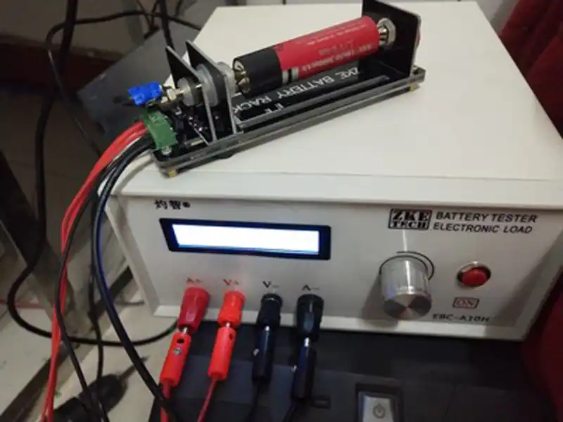 18650,26650,21700,aa,AAA Battery Test Bracket, 4 wire Test Stand