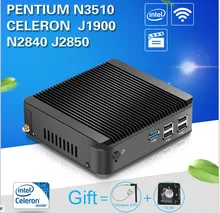 Mini pc computador desktop do escritório mini computador Celeron J1900 J1850 N2930 N28402.16GHZ N2940 CPU htpc tv box gaming pc fina cliente