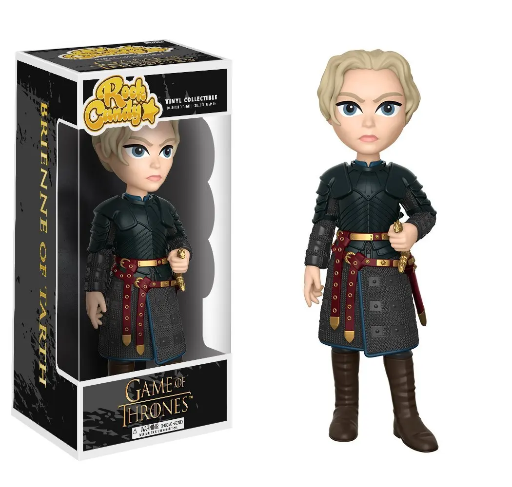 Официальный Funko rock candy Игра престолов Бриенна из тарт винил фигурку Коллекционная