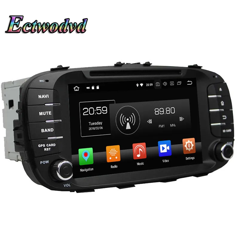 

Ectwodvd Octa Core 4G Android 8.0/Quad Core Android 8.1 Car Multimedia DVD Player For KIA Soul 2014 2015 2016 Radio Tapes GPS