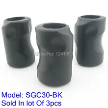 3 шт Черный тату силиконовый резиновый чехол для рукоятки для тату ручки поставка SGC30-BK
