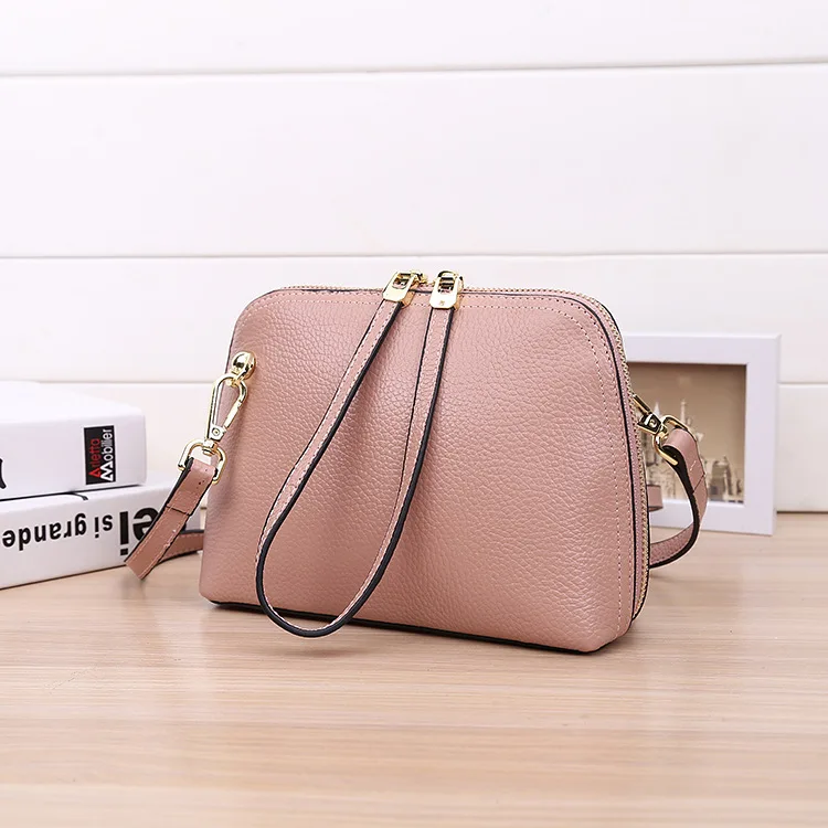 Women genuine leather messenger bag 13